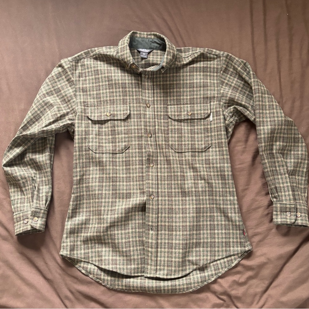 Woolrich Plaid Green Brown Shirt